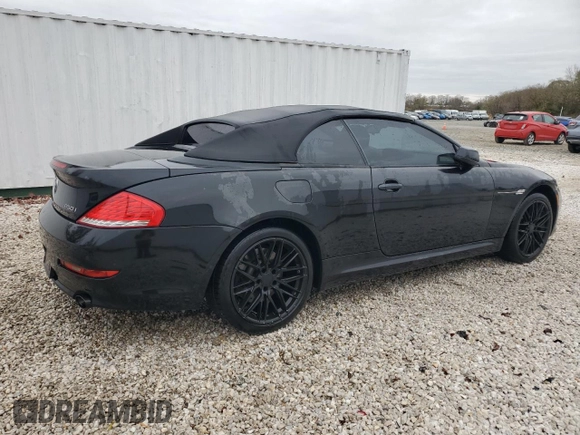 2010 BMW 6 Series 650i z VIN WBAEB5C57AC224979, wystawiony jako Copart lot #80849124 z przebiegiem 157 782 mil mil oraz Czysty tytuł • Clean title. Historia ofert i sprzedaży dostępna na DreamBid. Obrazek 3.
