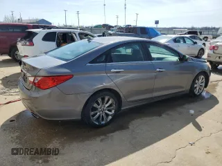 2011 Hyundai Sonata Limited with VIN 5NPEC4ACXBH287835, listed as a Copart auction lot 49721205 with 155,684 mi miles and Non Repairable. Bid and sale history available at DreamBid. Image 3.