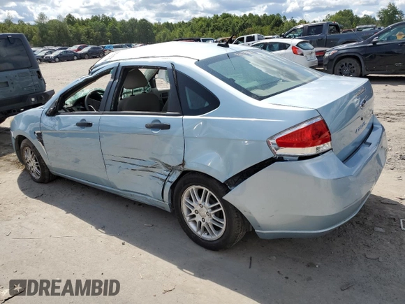 2008 Ford Focus SE with VIN 1FAHP35N68W134577, listed as a Copart auction lot 67913764 with Not Provided miles and Salvage Title. Bid and sale history available at carsss.com. Image 2.