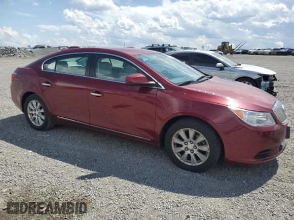 2010 Buick LaCrosse CX with VIN 1G4GB5EG1AF173001, listed as a Copart auction lot 51663865 with 92,245 mi miles and Salvage title. Bid and sale history available at DreamBid. Image 4.