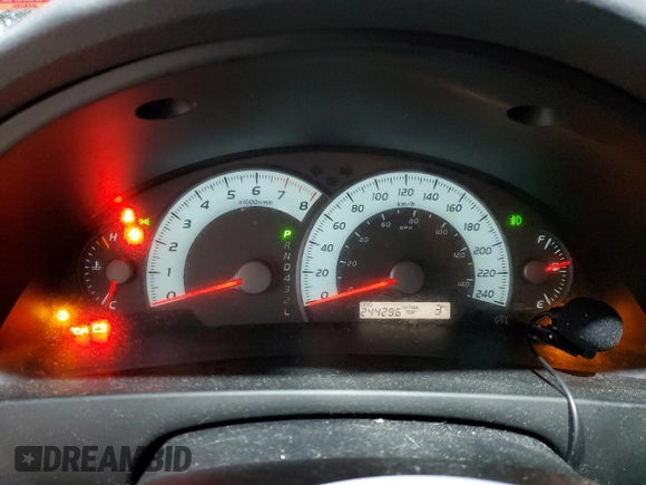 2007 Toyota Camry CE with VIN 4T1BE46K17U082409, listed as a Copart auction lot 51340905 with 244,296 mi miles and Salvage Title. Bid and sale history available at DreamBid. Image 9.