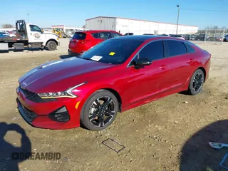 2022 Kia K5 GT-Line z VIN 5XXG64J26NG107886, wystawiony jako IAAI lot #41054102 z przebiegiem 88 516 mil mil oraz . Historia ofert i sprzedaży dostępna na DreamBid. Obrazek 2.
