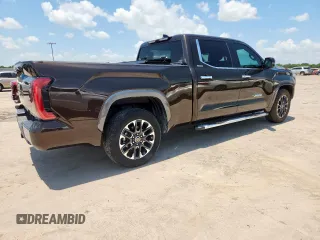 2022 Toyota Tundra Limited Hybrid with VIN 5TFJC5EC3NX001878, listed as a Copart auction lot 64201395 with 24,607 mi miles and Clean title. Bid and sale history available at DreamBid. Image 3.