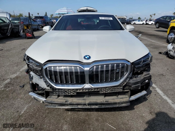2024 BMW i5 eDrive40 with VIN WBY33FK09RCR63560, listed as a Copart auction lot 51169485 with NaN miles and Salvage Title. Bid and sale history available at carsss.com. Image 5.