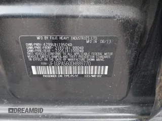 2013 Subaru Impreza Special Sports Limited с VIN JF1GPAS60DH889770, выставлен на аукционе IAAI как лот 42352916 с пробегом 126 753 миль миль и . История ставок и продаж доступна на DreamBid. Изображение 9.