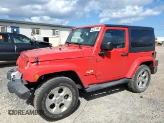 2015 Jeep Wrangler Sahara z VIN 1C4AJWBG2FL656030, wystawiony jako Copart lot #53367565 z przebiegiem 75 343 mil mil oraz Szkoda całkowita • Salvage title. Historia ofert i sprzedaży dostępna na DreamBid. Obrazek 1.
