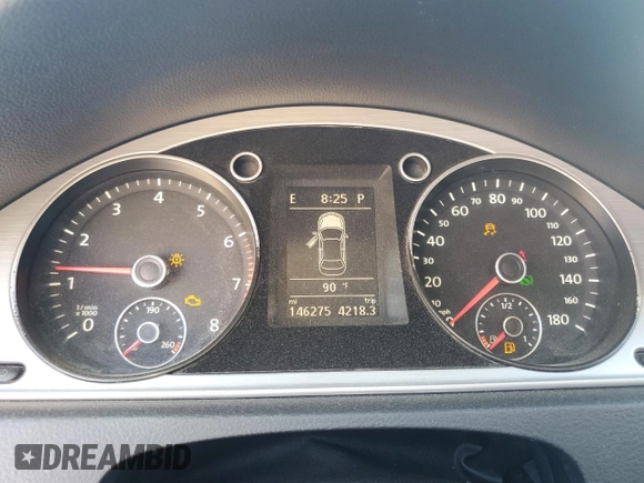 2013 Volkswagen CC Sport with VIN WVWBP7AN0DE546569, listed as a Copart auction lot 66807454 with 146,275 mi miles and Salvage Title. Bid and sale history available at DreamBid. Image 9.