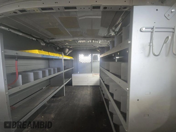 2018 Ford Transit with VIN 1FTYE1YM9JKB51975, listed as a IAAI auction lot 42729136 with 48,562 mi miles and . Bid and sale history available at DreamBid. Image 18.