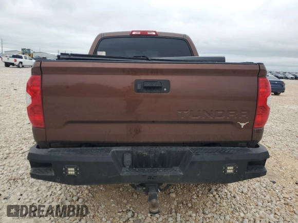 2017 Toyota Tundra 2WD Platinum with VIN 5TFGW5F16HX227271, listed as a Copart auction lot 70784444 with 136,294 mi miles and Salvage Title. Bid and sale history available at carsss.com. Image 6.