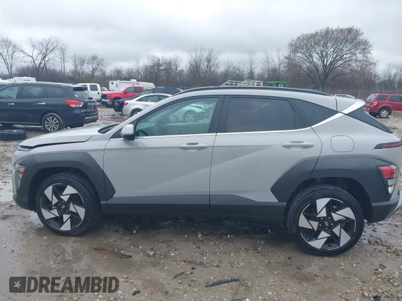 2024 Hyundai Kona Limited with VIN KM8HECA33RU040170, listed as a IAAI auction lot 42116620 with 6,810 mi miles and . Bid and sale history available at carsss.com. Image 14.