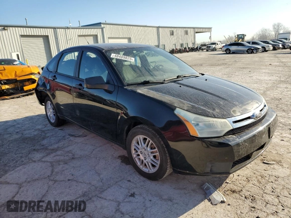 2010 Ford Focus SE with VIN 1FAHP3FN3AW279614, listed as a Copart auction lot 48489825 with 138,108 mi miles and Salvage Title. Bid and sale history available at carsss.com. Image 4.