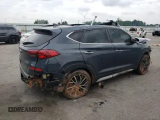 2021 Hyundai Tucson Ultimate with VIN KM8J3CAL4MU338338, listed as a Copart auction lot 54318835 with Not provided miles and Salvage title. Bid and sale history available at DreamBid. Image 3.