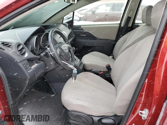 2014 Mazda 5 Sport with VIN JM1CW2BL5E0172739, listed as a Copart auction lot 37702334 with 105,329 mi miles and Salvage Title. Bid and sale history available at DreamBid. Image 7.
