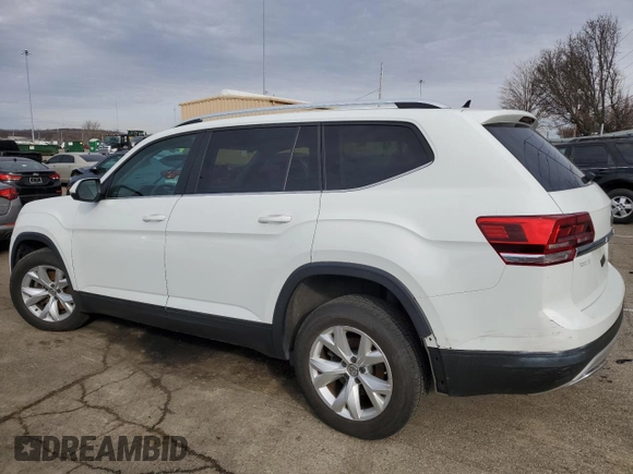 2019 Volkswagen Atlas S z VIN 1V2AP2CAXKC614103, wystawiony jako Copart lot #44392905 z przebiegiem 84 748 mil mil oraz Szkoda całkowita • Salvage title. Historia ofert i sprzedaży dostępna na DreamBid. Obrazek 2.