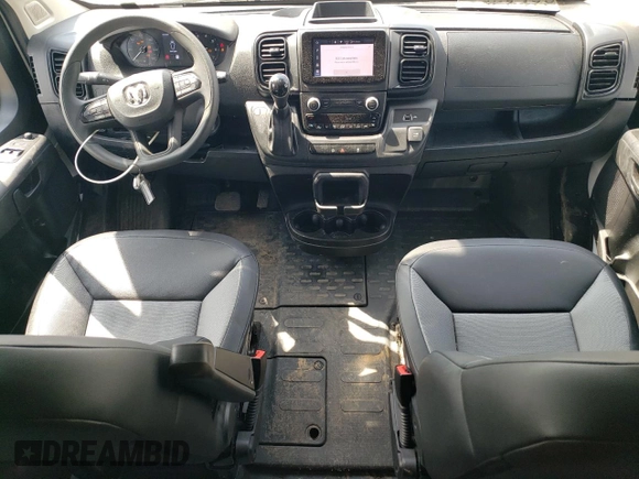 2025 Ram ProMaster Cargo Tradesman with VIN 3C6MRVJG9SE517735, listed as a Copart auction lot 51207475 with 9,208 mi miles and Clean Title. Bid and sale history available at DreamBid. Image 8.