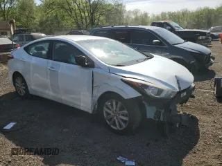 2015 Hyundai Elantra SE with VIN 5NPDH4AE7FH555616, listed as a Copart auction lot 53626195 with 162,927 mi miles and Salvage Title. Bid and sale history available at DreamBid. Image 4.