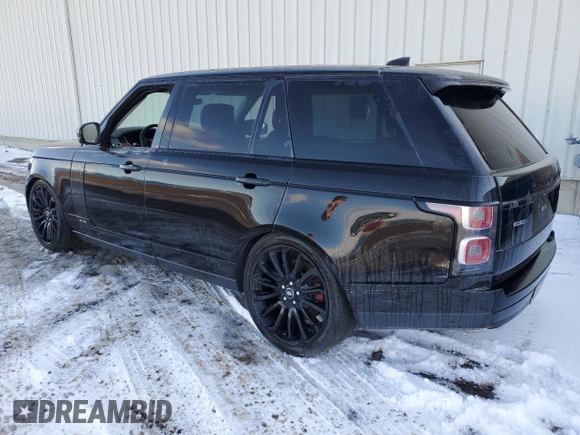 2018 Land Rover Range Rover with VIN SALGV5RE6JA507436, listed as a Copart auction lot 46487515 with 118,088 mi miles and Clean Title. Bid and sale history available at DreamBid. Image 2.