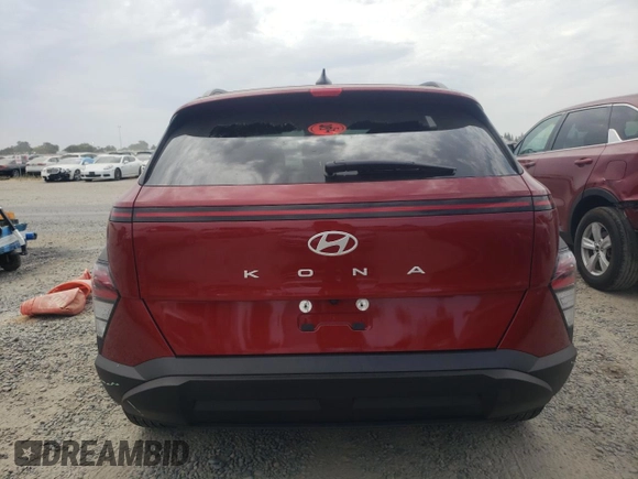 2024 Hyundai Kona SEL with VIN KM8HB3AB2RU136128, listed as a Copart auction lot 66012754 with Not Provided miles and Salvage Title. Bid and sale history available at DreamBid. Image 6.