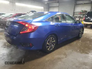 2016 Honda Civic EX with VIN 19XFC2F78GE006714, listed as a Copart auction lot 52532605 with 96,013 mi miles and Salvage Title. Bid and sale history available at DreamBid. Image 3.