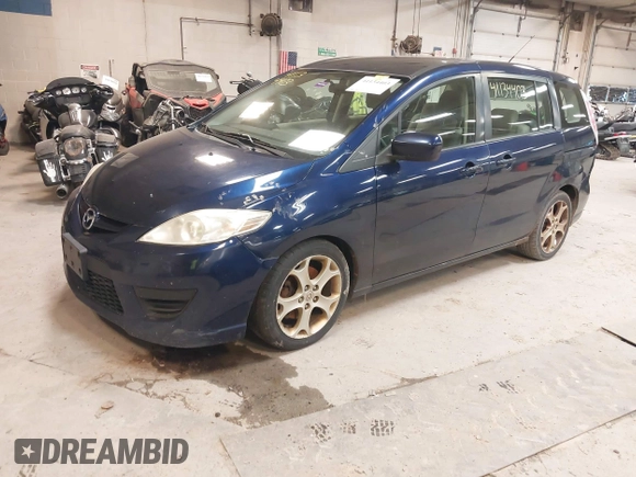2010 Mazda 5 Sport z VIN JM1CR2W34A0382244, wystawiony jako IAAI lot #41134403 z przebiegiem 180 347 mil mil oraz . Historia ofert i sprzedaży dostępna na DreamBid. Obrazek 2.