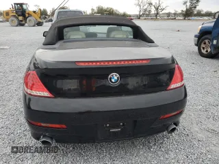 2008 BMW 6 Series 650i with VIN WBAEB53518CX60644, listed as a Copart auction lot 89048205 with 0 mi miles and Salvage Title. Bid and sale history available at carsss.com. Image 6.