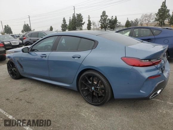 2022 BMW 8 Series 840i with VIN WBAGV2C09NCH74342, listed as a Copart auction lot 55162895 with 12,745 mi miles and Salvage Title. Bid and sale history available at DreamBid. Image 2.