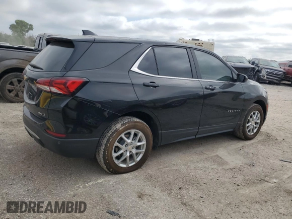 2023 Chevrolet Equinox LT with VIN 3GNAXTEG2PL106512, listed as a Copart auction lot 57311135 with 17,464 mi miles and Salvage title. Bid and sale history available at DreamBid. Image 3.