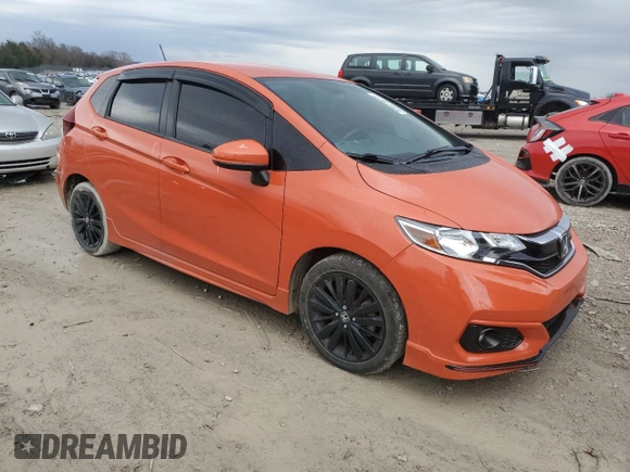 2018 Honda Fit Sport with VIN 3HGGK5G68JM705774, listed as a Copart auction lot 43973815 with 101,293 mi miles and Salvage Title. Bid and sale history available at DreamBid. Image 4.