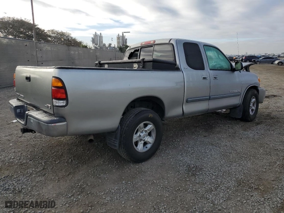 2004 Toyota Tundra SR5 with VIN 5TBRT34144S444397, listed as a Copart auction lot 43223855 with 258,088 mi miles and Salvage Title. Bid and sale history available at carsss.com. Image 3.