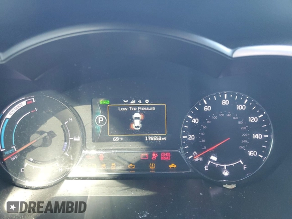 2015 Kia Optima Hybrid with VIN KNAGM4AD1F5089646, listed as a Copart auction lot 56294264 with 176,553 mi miles and Salvage Title. Bid and sale history available at carsss.com. Image 9.