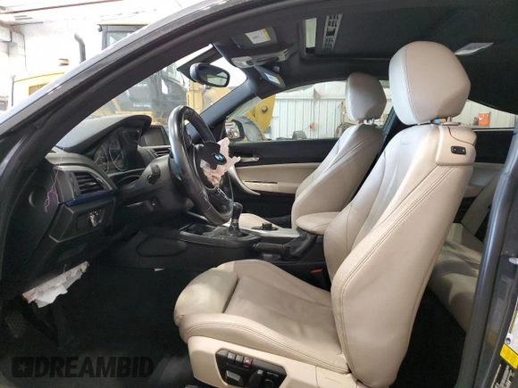 2015 BMW 2 Series 228i with VIN WBA1F5C59FV343633, listed as a Copart auction lot 60329925 with 123,644 mi miles and Non repairable. Bid and sale history available at DreamBid. Image 7.