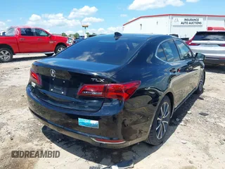 2017 Acura TLX V6 w/Technology Pkg with VIN 19UUB2F57HA001406, listed as a IAAI auction lot 42389634 with 108,657 mi miles and . Bid and sale history available at DreamBid. Image 4.