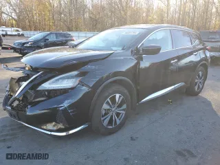 2021 Nissan Murano S with VIN 5N1AZ2AS0MC137977, listed as a Copart auction lot 80531794 with 35,908 mi miles and Salvage Title. Bid and sale history available at carsss.com. Image 1.