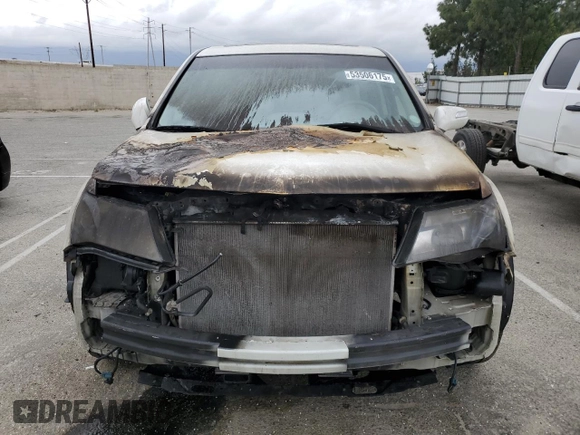 2011 Acura MDX Tech Pkg with VIN 2HNYD2H69BH500436, listed as a Copart auction lot 53506175 with Not Provided miles and Salvage Title. Bid and sale history available at carsss.com. Image 5.