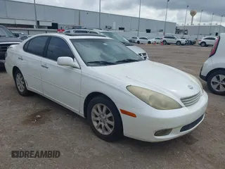 2004 Lexus ES 350 with VIN JTHBA30G245017619, listed as a IAAI auction lot 42843600 with 206,759 mi miles and . Bid and sale history available at DreamBid. Image 1.