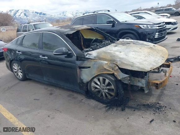 2018 Kia Optima S with VIN 5XXGT4L3XJG250896, listed as a IAAI auction lot 41839477 with 1 mi miles. Bid and sale history available at carsss.com. Image 1.