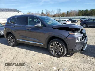 2022 Hyundai Santa Fe Hybrid SEL Premium with VIN KM8S3DA1XNU029967, listed as a Copart auction lot 79627114 with 44,884 mi miles and Salvage Title. Bid and sale history available at carsss.com. Image 4.
