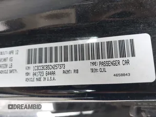 2012 Chrysler 200 Limited with VIN 1C3CCBCB5CN257373, listed as a IAAI auction lot 42111275 with 147,741 mi miles. Bid and sale history available at carsss.com. Image 9.