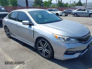 2016 Honda Accord Sport z VIN 1HGCR2F50GA034804, wystawiony jako IAAI lot #42433659 z przebiegiem 155 855 mil mil oraz . Historia ofert i sprzedaży dostępna na DreamBid. Obrazek 1.