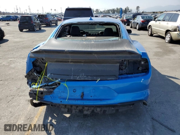 2021 Ford Mustang GT with VIN 1FA6P8CF6M5156028, listed as a Copart auction lot 59390225 with 34,824 mi miles and Non repairable. Bid and sale history available at DreamBid. Image 6.