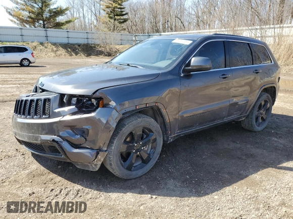 2015 Jeep Grand Cherokee Laredo with VIN 1C4RJFAGXFC228825, listed as a Copart auction lot 53097365 with 102,416 mi miles and Clean Title. Bid and sale history available at carsss.com. Image 1.