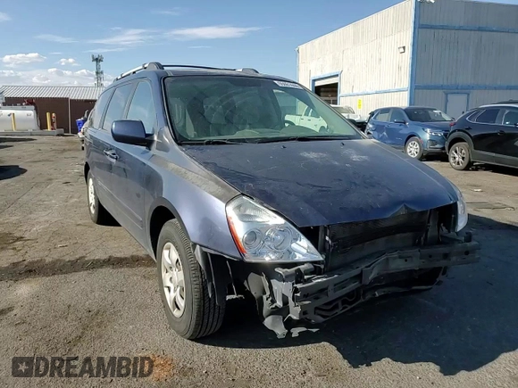 2008 Kia Sedona LX with VIN KNDMB233286198845, listed as a Copart auction lot 65081444 with 96,161 mi miles and Salvage Title. Bid and sale history available at carsss.com. Image 11.