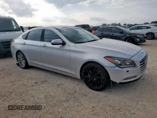 2017 Genesis G80 3.8L with VIN KMHGN4JE8HU191863, listed as a Copart auction lot 59396875 with 134,059 mi miles and Salvage title. Bid and sale history available at DreamBid. Image 4.