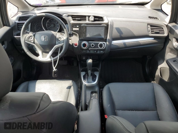 2017 Honda Fit EX-L with VIN 3HGGK5H98HM703123, listed as a Copart auction lot 61678095 with 25,714 mi miles and Salvage title. Bid and sale history available at DreamBid. Image 8.