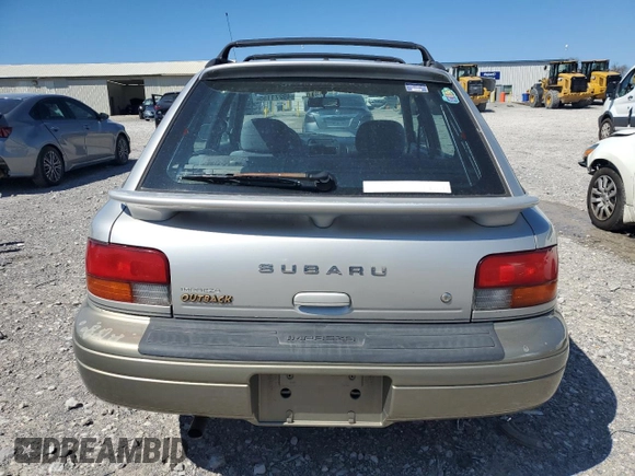 2001 Subaru Impreza Outback with VIN JF1GF48561H801805, listed as a Copart auction lot 49271155 with 232,402 mi miles and Salvage title. Bid and sale history available at DreamBid. Image 6.