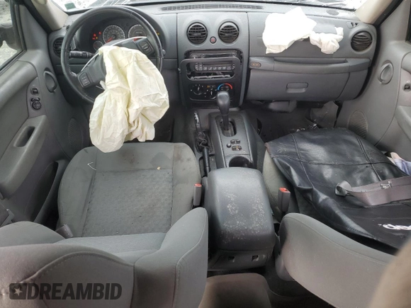 2005 Jeep Liberty Sport with VIN 1J4GL48565W655534, listed as a Copart auction lot 46359535 with 162,770 mi miles and Salvage Title. Bid and sale history available at DreamBid. Image 8.