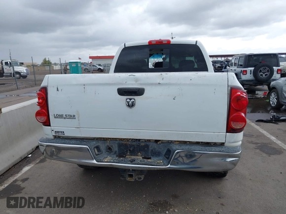 2007 Dodge 2500 SLT with VIN 3D7KR28A17G806433, listed as a IAAI auction lot 41728653 with Not Provided miles and . Bid and sale history available at carsss.com. Image 16.