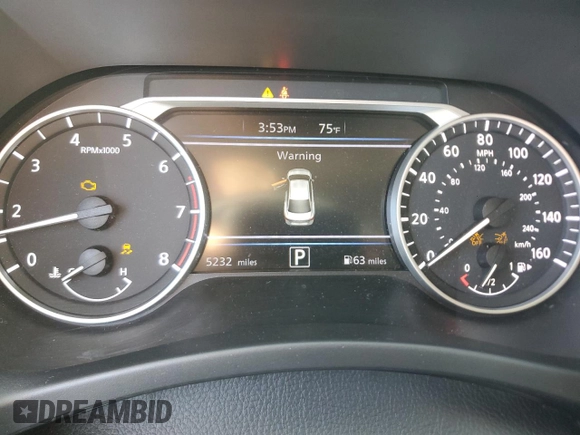 2024 Nissan Sentra SV with VIN 3N1AB8CV4RY265045, listed as a Copart auction lot 80124124 with 5,232 mi miles and Salvage Title. Bid and sale history available at carsss.com. Image 9.