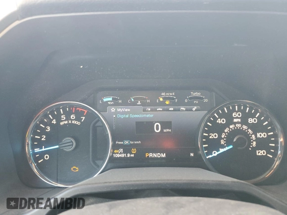 2017 Ford F-150 XL with VIN 1FTEW1EG0HFA61440, listed as a Copart auction lot 88525075 with 109,491 mi miles and Salvage Title. Bid and sale history available at carsss.com. Image 9.
