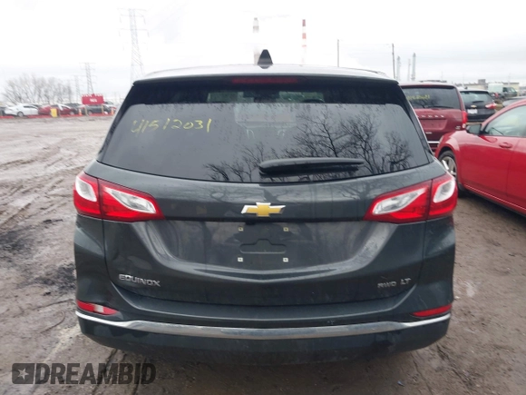 2020 Chevrolet Equinox LT with VIN 2GNAXUEV9L6229579, listed as a IAAI auction lot 41512031 with 96,446 mi miles and . Bid and sale history available at DreamBid. Image 16.